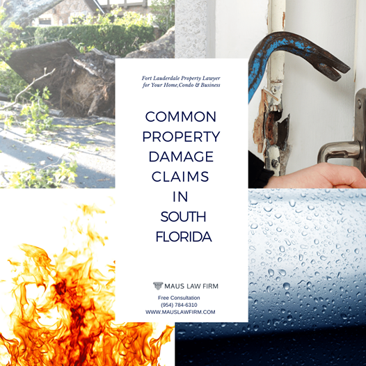 As a homeowner, it is important to know Common Property Damage Claims. by Joseph Maus