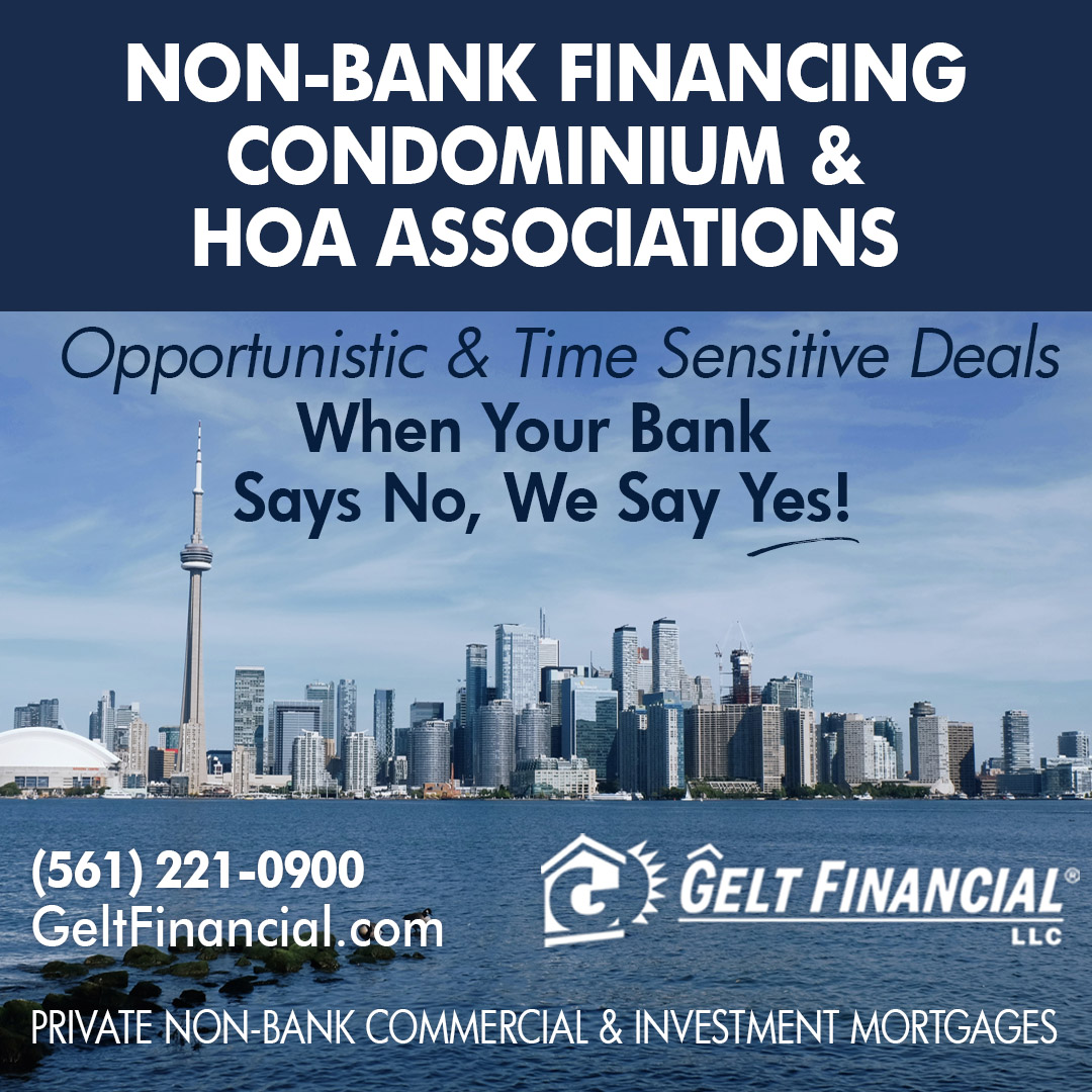 Condominium and Homeowners Associations in distress often cannot turn to their local bank for financing