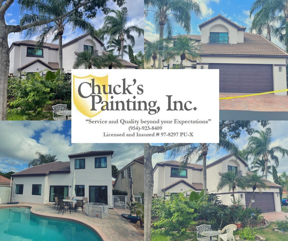Please call, text or email Chuck’s Painting, Inc. for all your Commercial and Residential painting needs.
