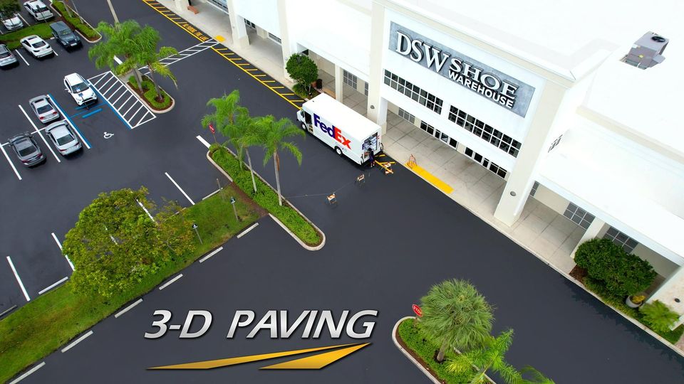 Complete Parking Lot Maintenance, Care, Repair and restoration. 3-D Paving is South Florida’s top parking lot services contractor.