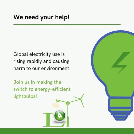 Let’s illuminate our planet with the power of energy efficiency, one lightbulb at a time. Together, we can make a meaningful difference.