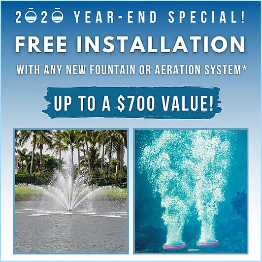 Exclusive Year-End Savings On Fountains & Aeration by SOLitude