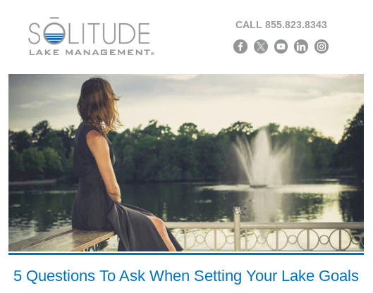 5 Questions to Ask When Setting Long-term Lake & Pond Management Goals by SOLitude