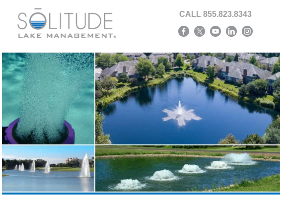 Top 7 Reasons to Introduce Lake and Pond Aeration by SOLitude