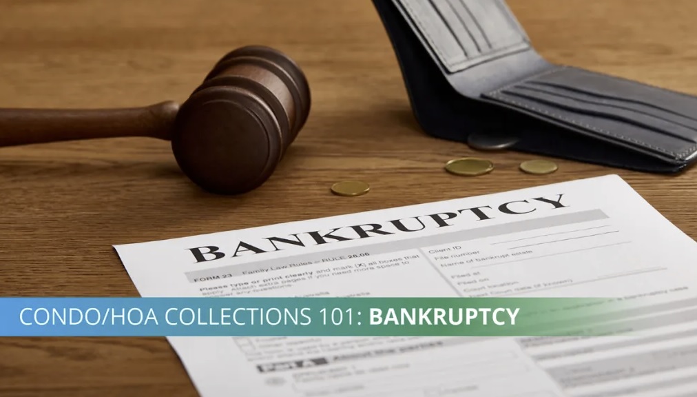 Community Association Collections 101: What Happens When An Owner Files For Bankruptcy? by Axela’s / Mitch Drimmer