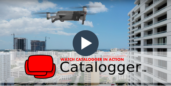 At SRI, we use Catalogger—a cloud-based content management system that automatically organizes drone-acquired site survey images using metadata, maps