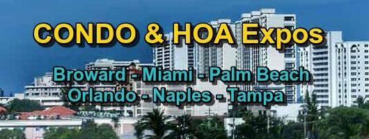 Get certified for free IN MIAMI AND WEST PALM BEACH while attending the Condo and HOA Expo.