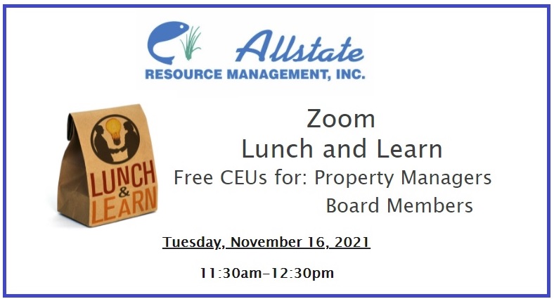 AQUATIC RESOURCE MANAGEMENT / Lunch and Learn