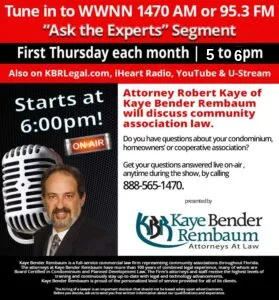 ASK THE EXPERTS TV | SOUTH FLORIDA WITH ROBERT KAYE  04/04/2024  5:00 pm – 5:50 pm