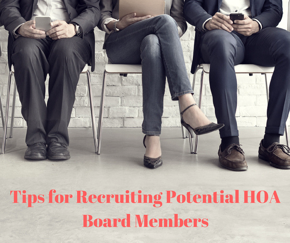 Recruiting Potential HOA Board Members