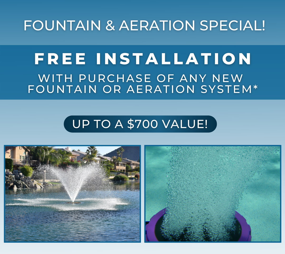 Exciting Fountain & Aeration Deal Won’t Last! Time is running out on our amazing offer… By SOLitude