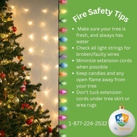 ‘Tis the season to be jolly, but safety should always come first!  Here are some Christmas tree fire safety tips to keep your holiday celebrations worry-free: